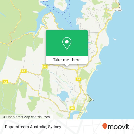 Paperstream Australia map