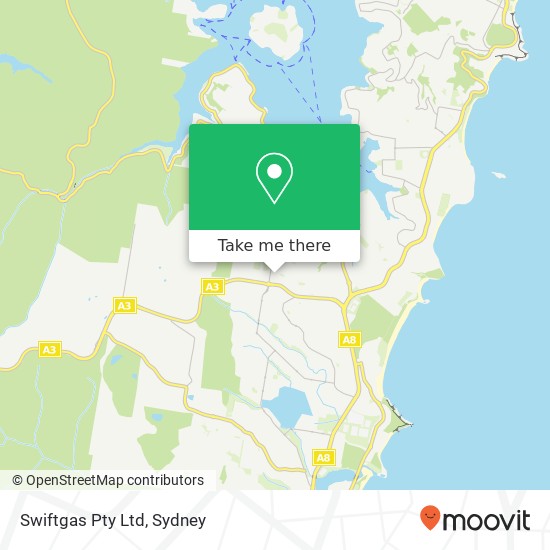 Swiftgas Pty Ltd map