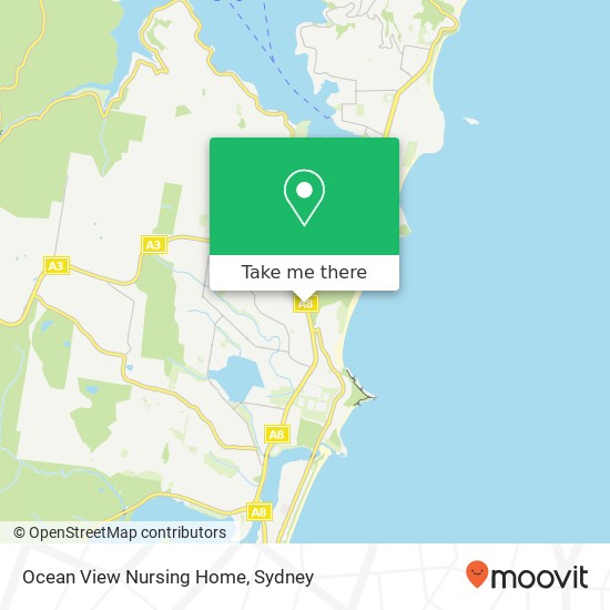 Ocean View Nursing Home map