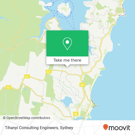 Tihanyi Consulting Engineers map