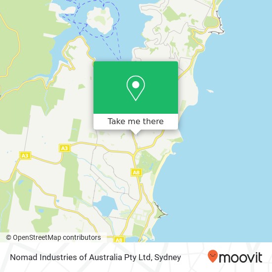 Nomad Industries of Australia Pty Ltd map