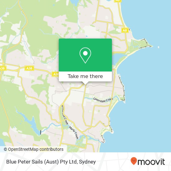 Blue Peter Sails (Aust) Pty Ltd map