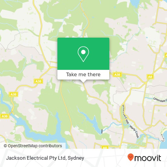 Jackson Electrical Pty Ltd map