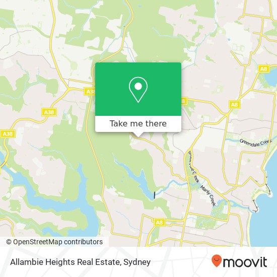 Allambie Heights Real Estate map