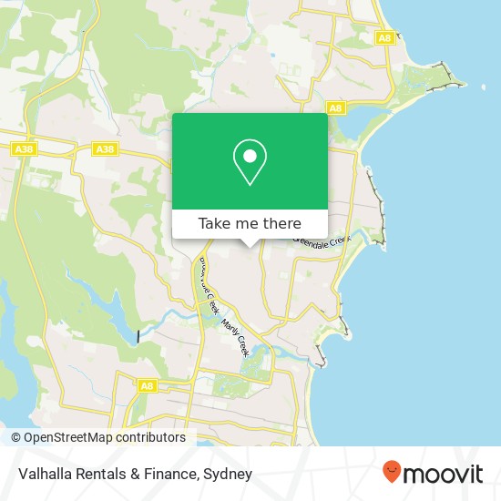 Valhalla Rentals & Finance map