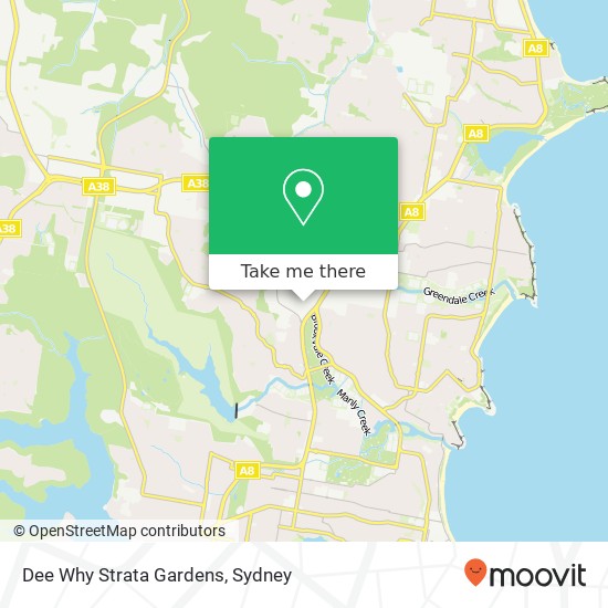Dee Why Strata Gardens map