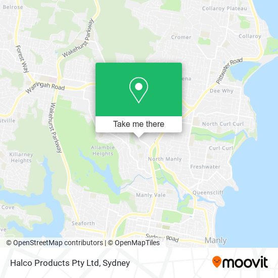 Halco Products Pty Ltd map