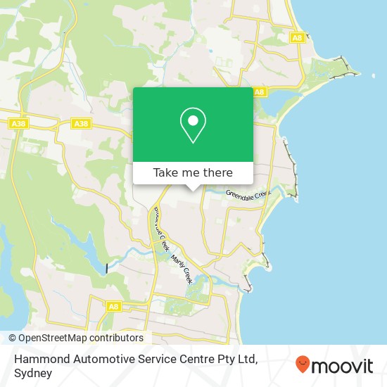 Mapa Hammond Automotive Service Centre Pty Ltd