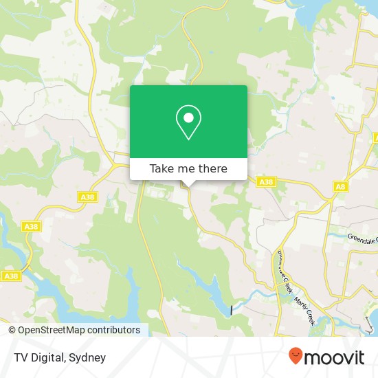 TV Digital map