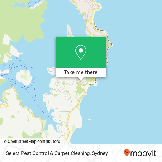 Select Pest Control & Carpet Cleaning map