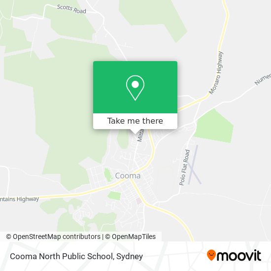 Cooma North Public School map