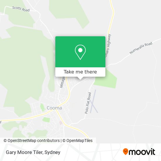 Mapa Gary Moore Tiler