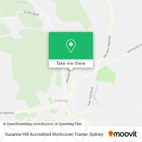 Suzanne Hill Accredited Workcover Trainer map