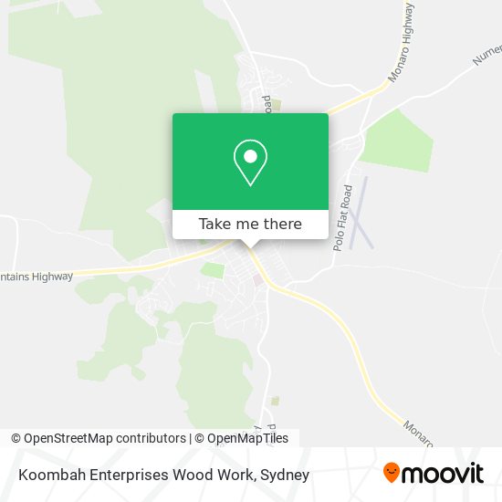 Koombah Enterprises Wood Work map