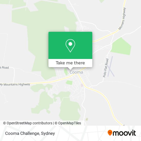 Mapa Cooma Challenge