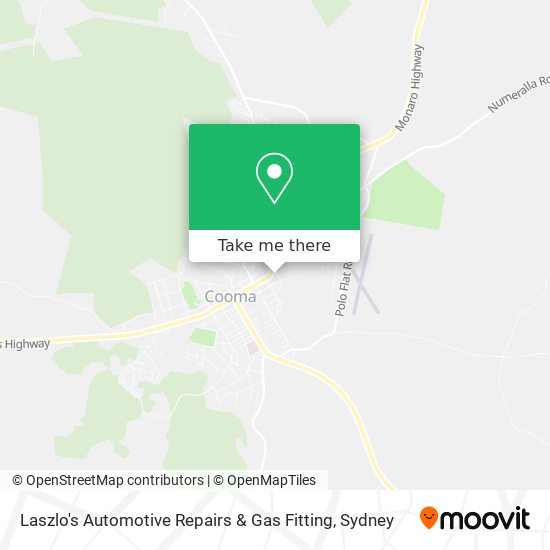 How to get to Laszlo's Automotive Repairs & Gas Fitting in Cooma (NSW