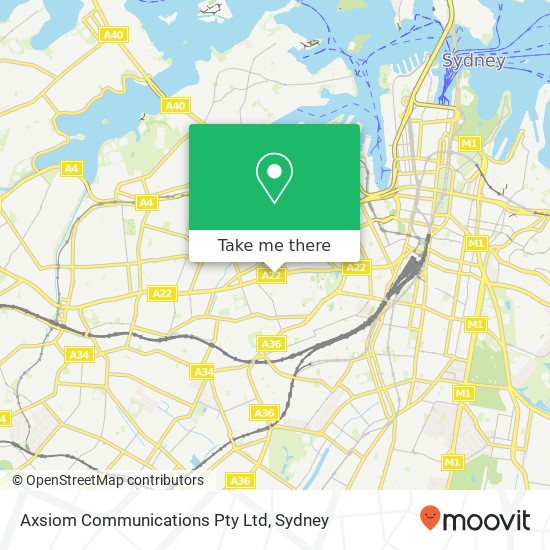 Mapa Axsiom Communications Pty Ltd