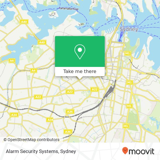 Alarm Security Systems map