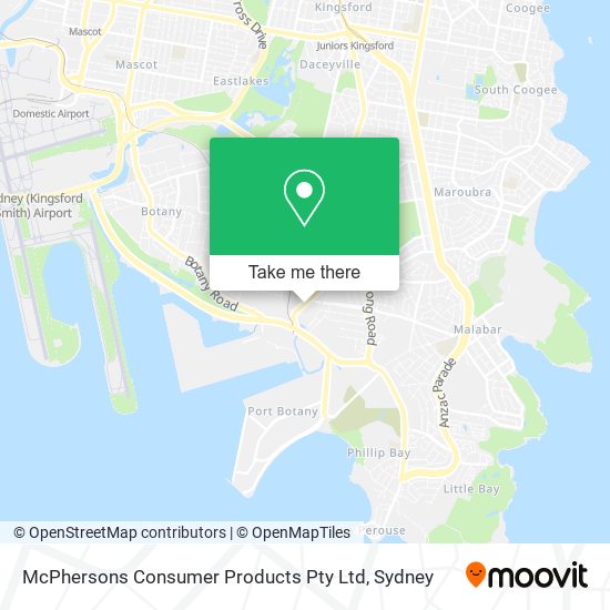 Mapa McPhersons Consumer Products Pty Ltd