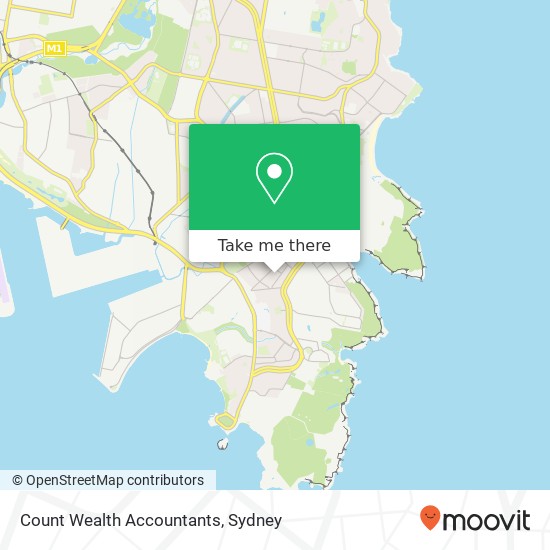 Count Wealth Accountants map