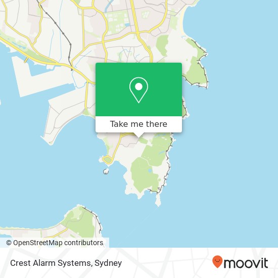 Crest Alarm Systems map