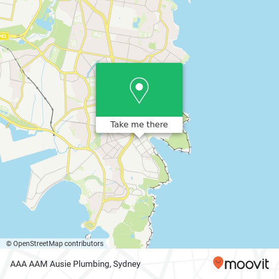 Mapa AAA AAM Ausie Plumbing