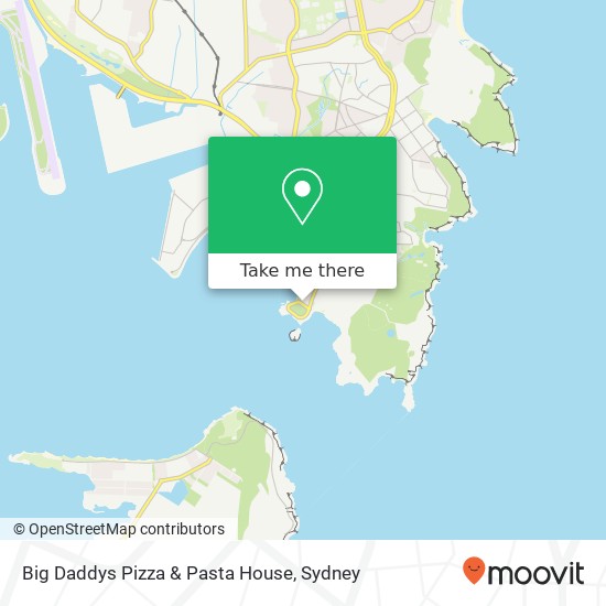 Big Daddys Pizza & Pasta House map