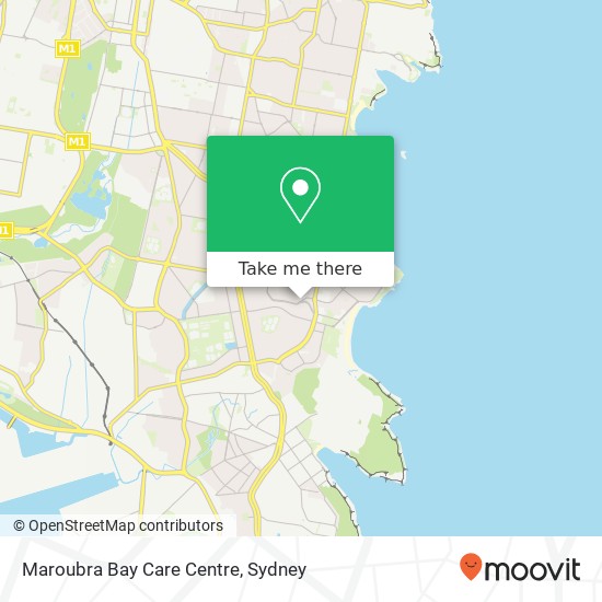 Maroubra Bay Care Centre map