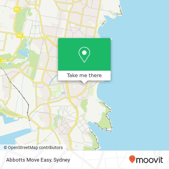 Abbotts Move Easy map