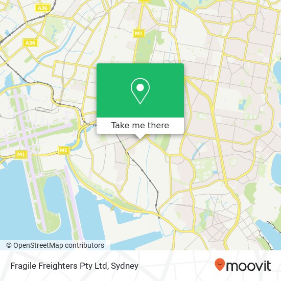 Fragile Freighters Pty Ltd map