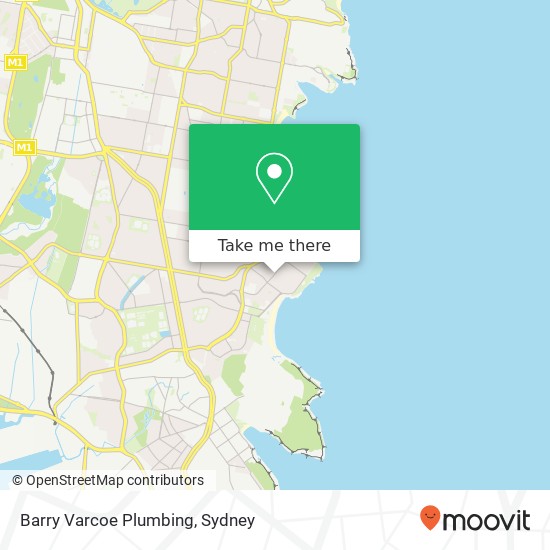 Barry Varcoe Plumbing map