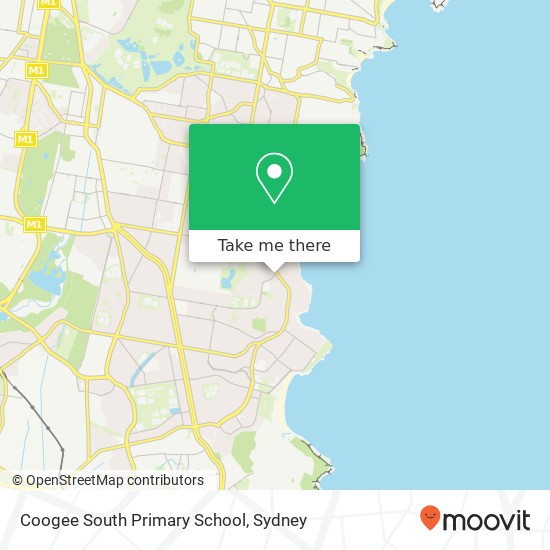 Coogee South Primary School map