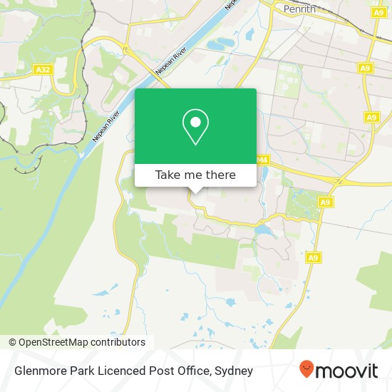 Glenmore Park Licenced Post Office map