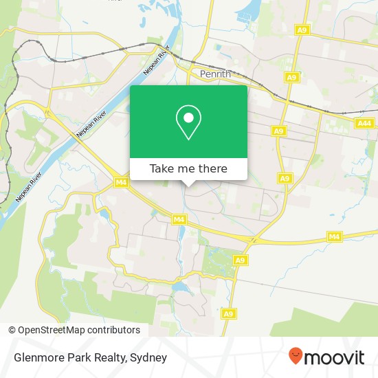 Mapa Glenmore Park Realty