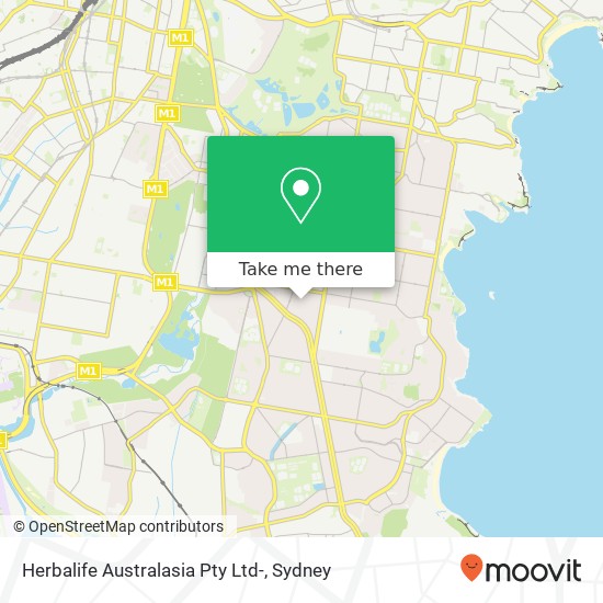 Herbalife Australasia Pty Ltd- map