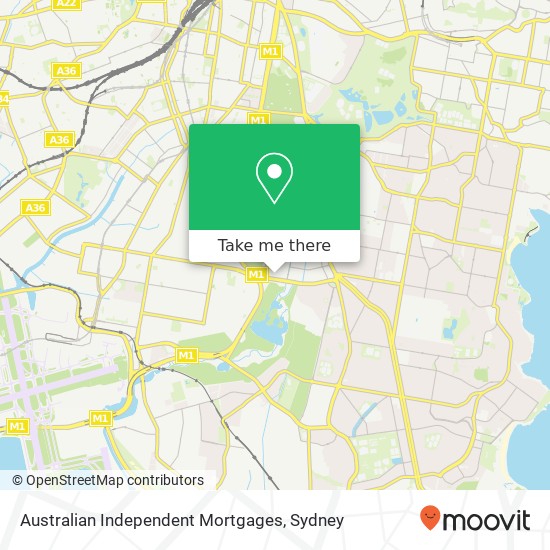 Mapa Australian Independent Mortgages