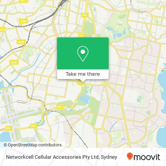 Networkcell Cellular Accessories Pty Ltd map