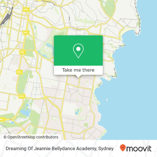 Dreaming Of Jeannie Bellydance Academy map