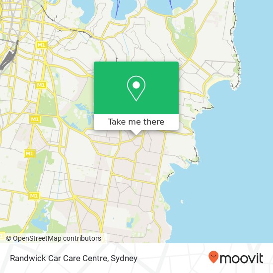 Randwick Car Care Centre map