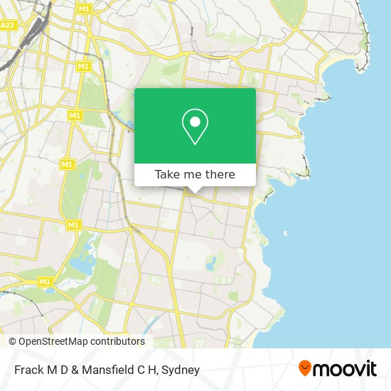 Frack M D & Mansfield C H map