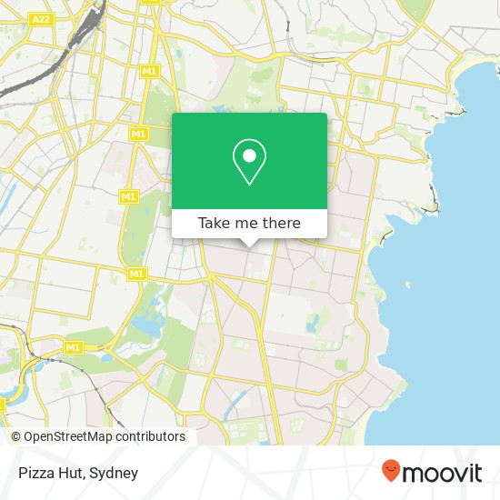 Pizza Hut map