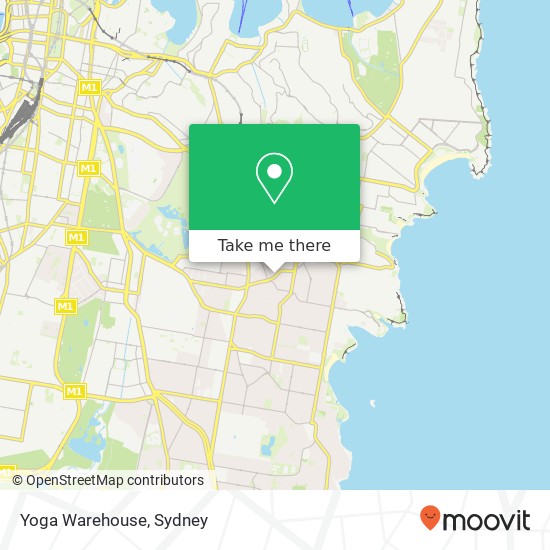 Yoga Warehouse map