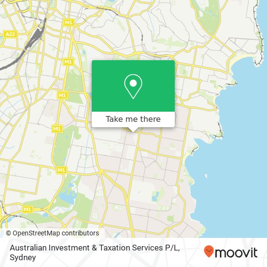 Australian Investment & Taxation Services P / L map