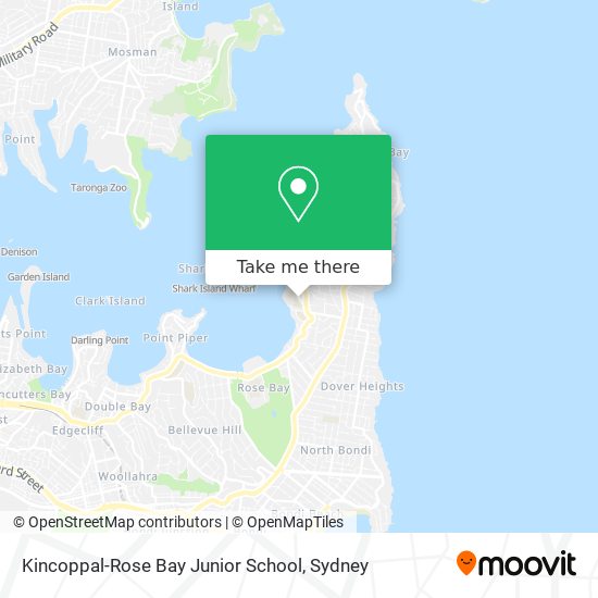 Kincoppal-Rose Bay Junior School map