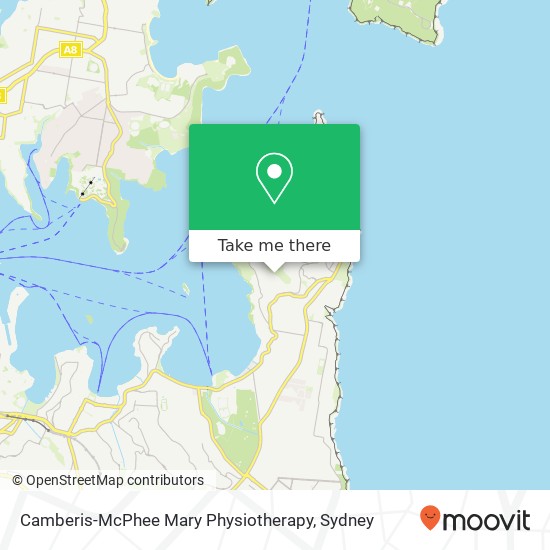 Mapa Camberis-McPhee Mary Physiotherapy
