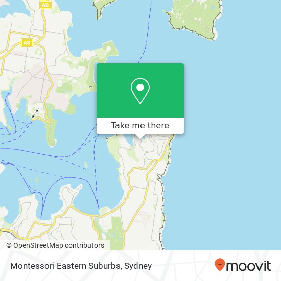 Montessori Eastern Suburbs map