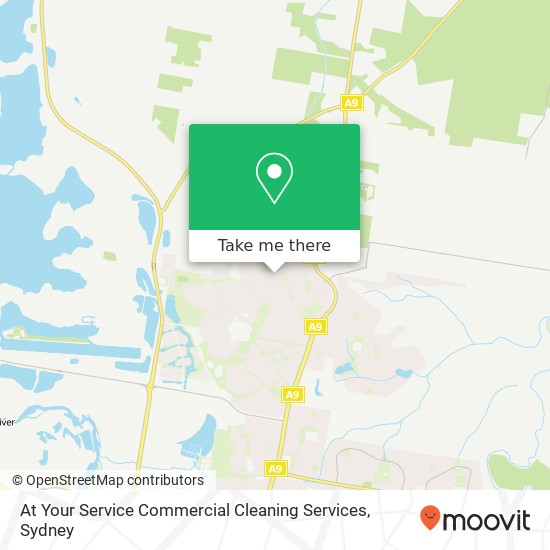 At Your Service Commercial Cleaning Services map