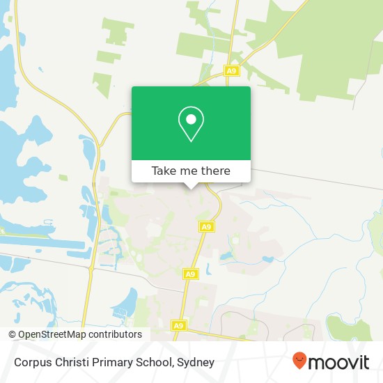 Corpus Christi Primary School map