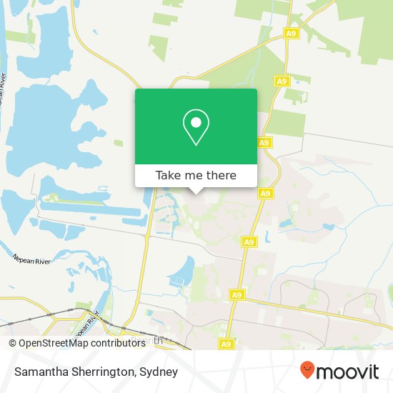 Samantha Sherrington map