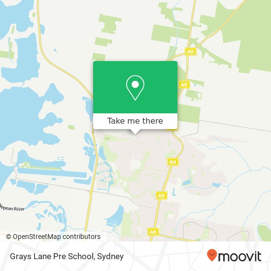 Mapa Grays Lane Pre School